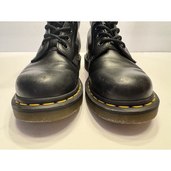 5 Dr Martens 1460 8 Eye Boots Black Smooth Leather AirWair 5 Womens 6 UK4 EU37 main image 4